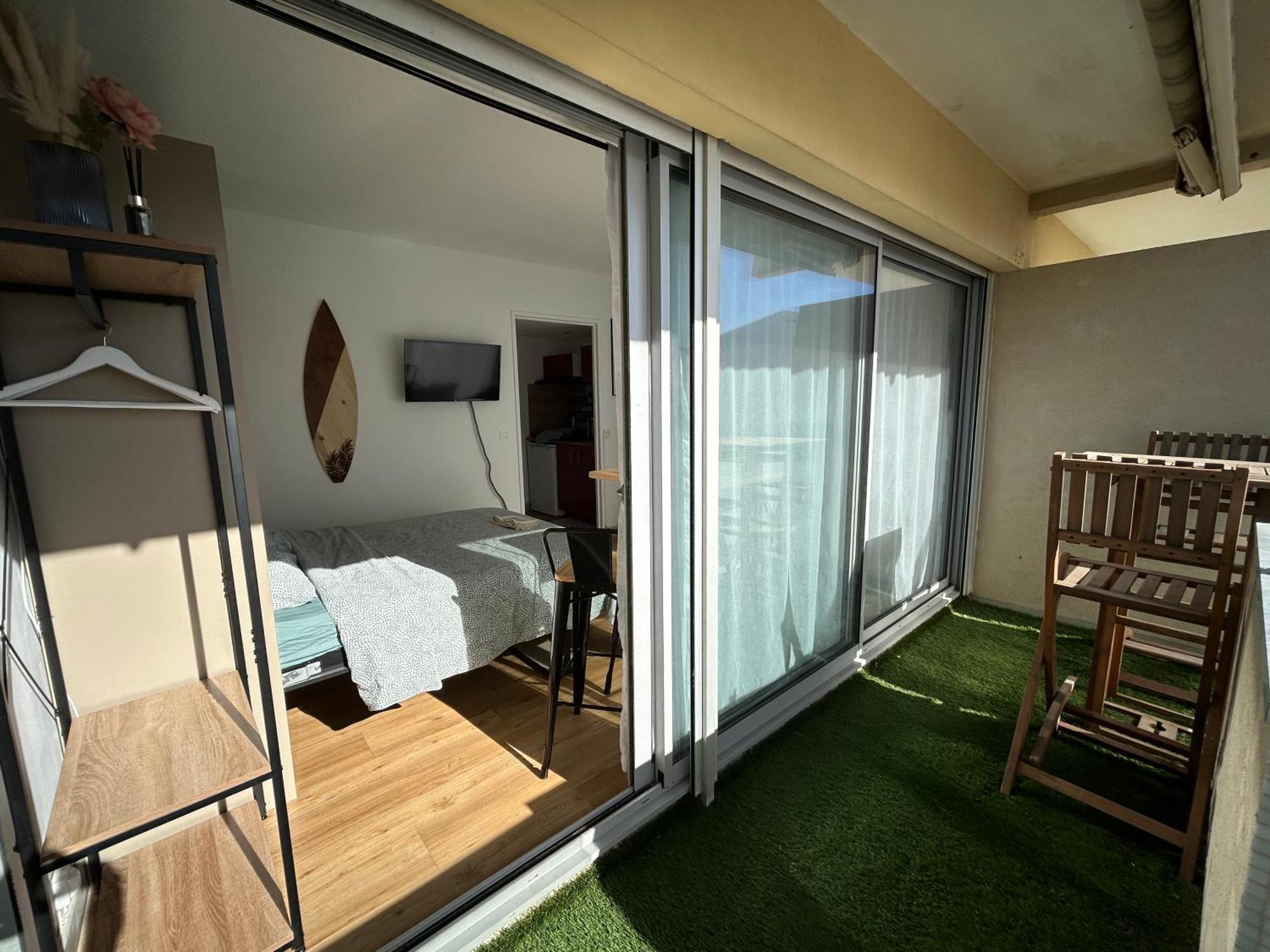 Cosy Studio Avec Vue Sur L'Ocean Lacanau Dış mekan fotoğraf